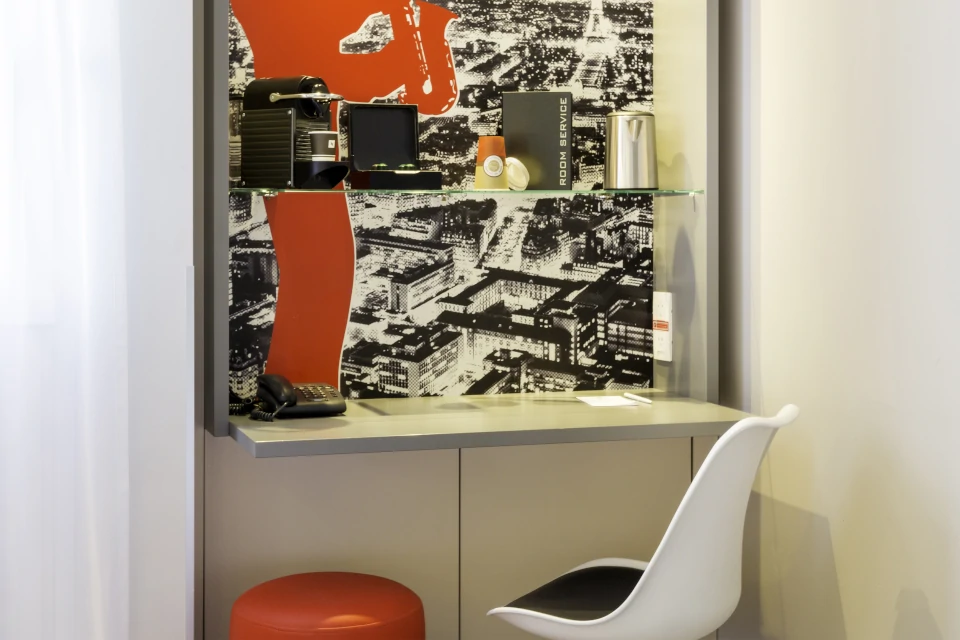 espace bureau dans les chambres